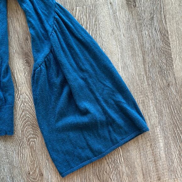 Leith Bell Sleeve Sweater Deep Teal Size XS - Picture 3 of 5